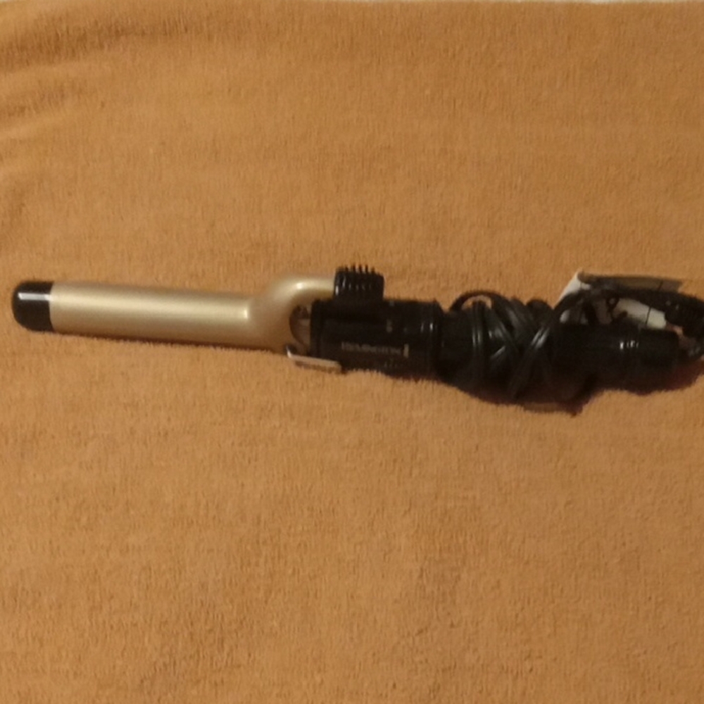 Curling Iron Hair Styler - Black and Gold